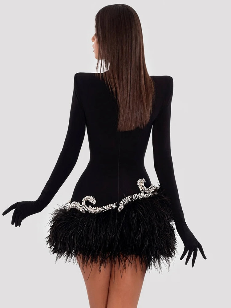 Crystal Mini Dress