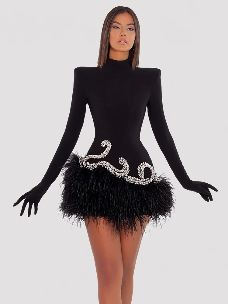 Crystal Mini Dress
